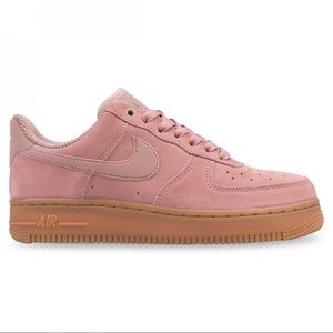 Pink Nike Air Force Ones